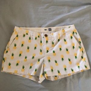 Pineapple Old Navy Shorts